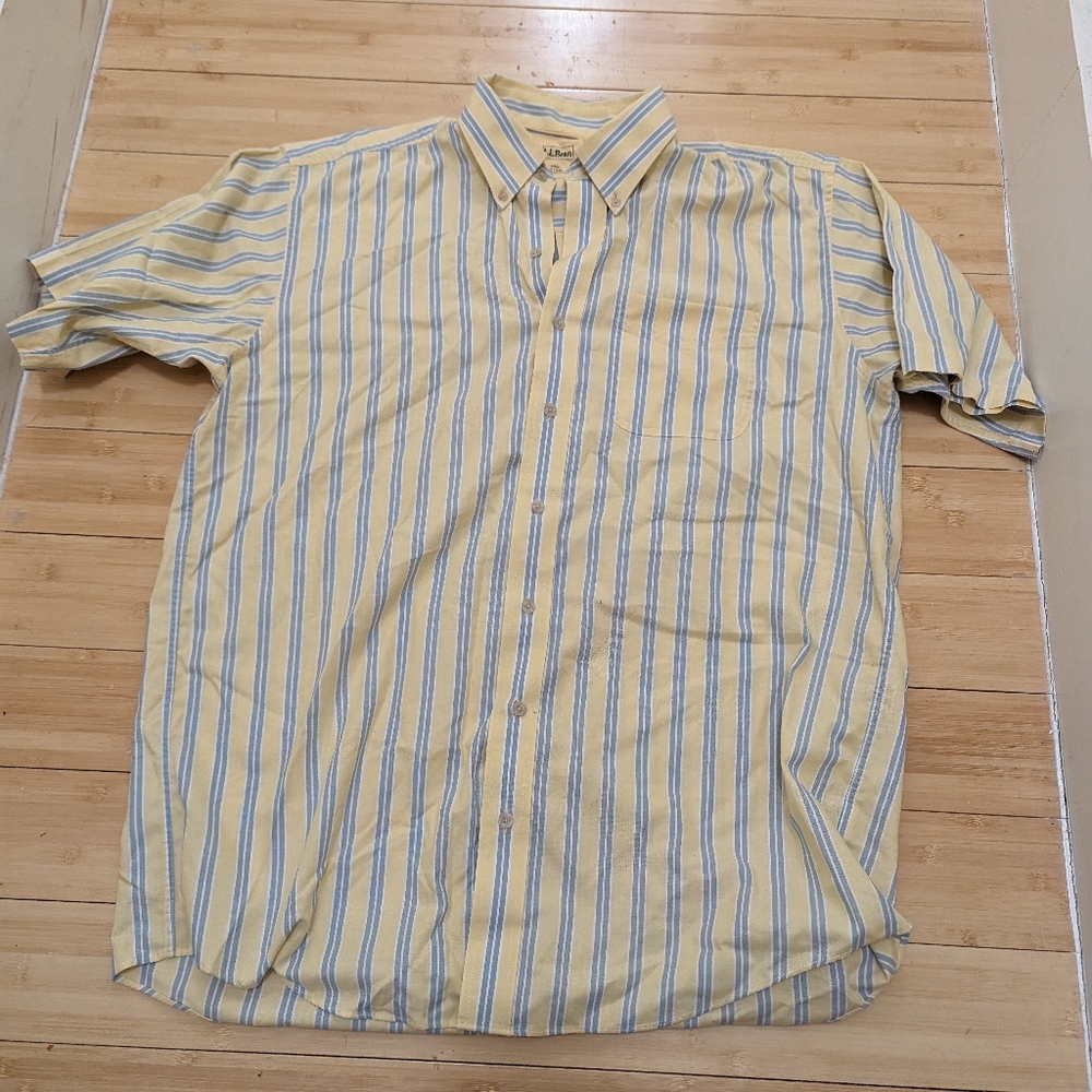 LL Bean short sleeve shirt, large tall